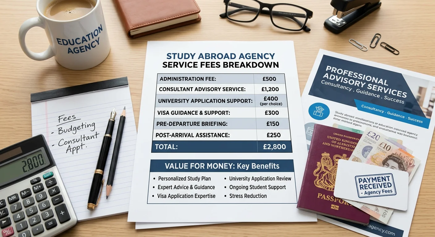 ¿Cuánto cuesta una agencia para estudiar en el exterior? 2026