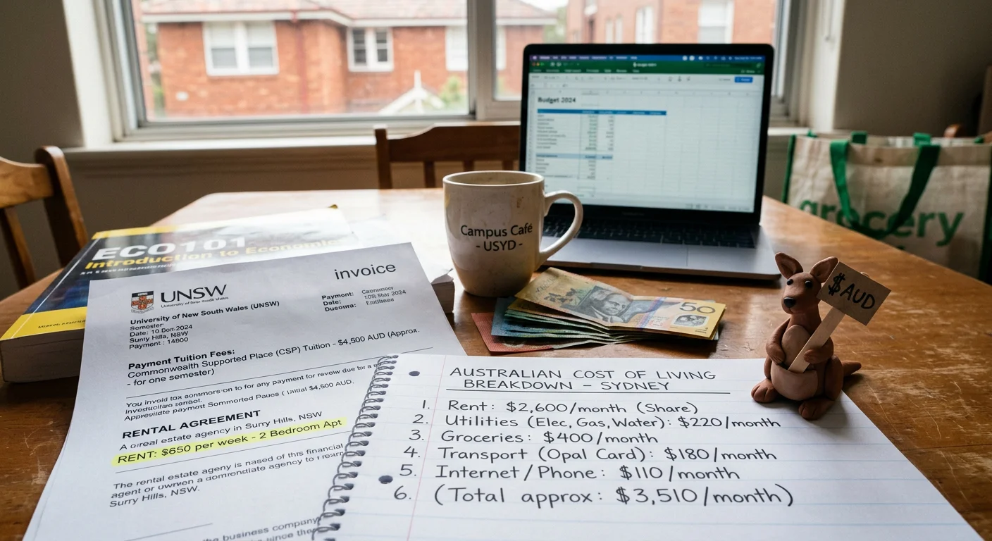 Cuánto cuesta estudiar en Australia: Presupuesto completo 2026