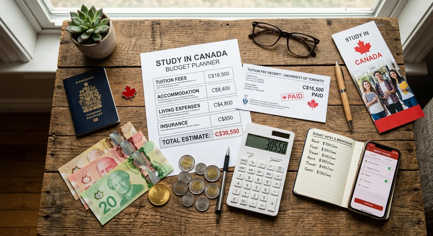 Cuánto cuesta estudiar en Canadá: Presupuesto detallado 2026