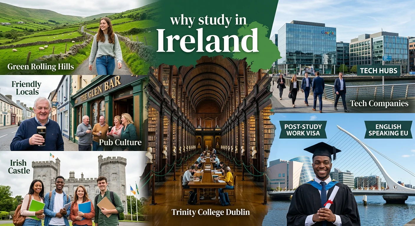 Por qué Irlanda es el destino ideal para estudiantes internacionales
